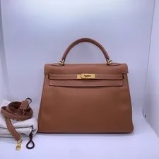 Hermès — Auth Hermes Kelly 32 Retourne GHW Hardware Stamp O — Handbag — resale