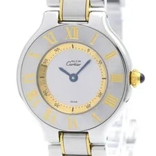 Cartier — Cartier Must 21 Gold Plated Steel Quartz W10073R6 Polished BF594653 — Watch — resale