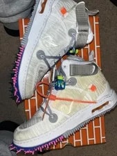 Air Force 1 Mid Size 9.5 Off-White 3