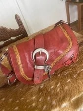 Dior — Christian Dior Rustic Gaucho Saddle — Handbag — resale
