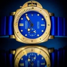 Panerai — 2023 Panerai Submersible Blue Dial Bronzo PAM01074 Box & Papers Warranty 12/2031 — Watch — resale