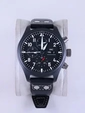 IWC Pilot’s Chronograph TOP GUN IW389101 Black Dial Ceramic Box Papers 2