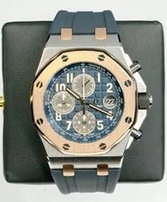 Audemars Piguet — Audemars Piguet 26471SR – Royal Oak Offshore Chronograph Navy Dial "Bucherer" — Watch — resale
