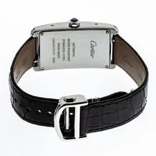 Cartier Tank American LM WSTA0083 Stainless Steel 44.4mm Automatic 1989 #KMW3037 3