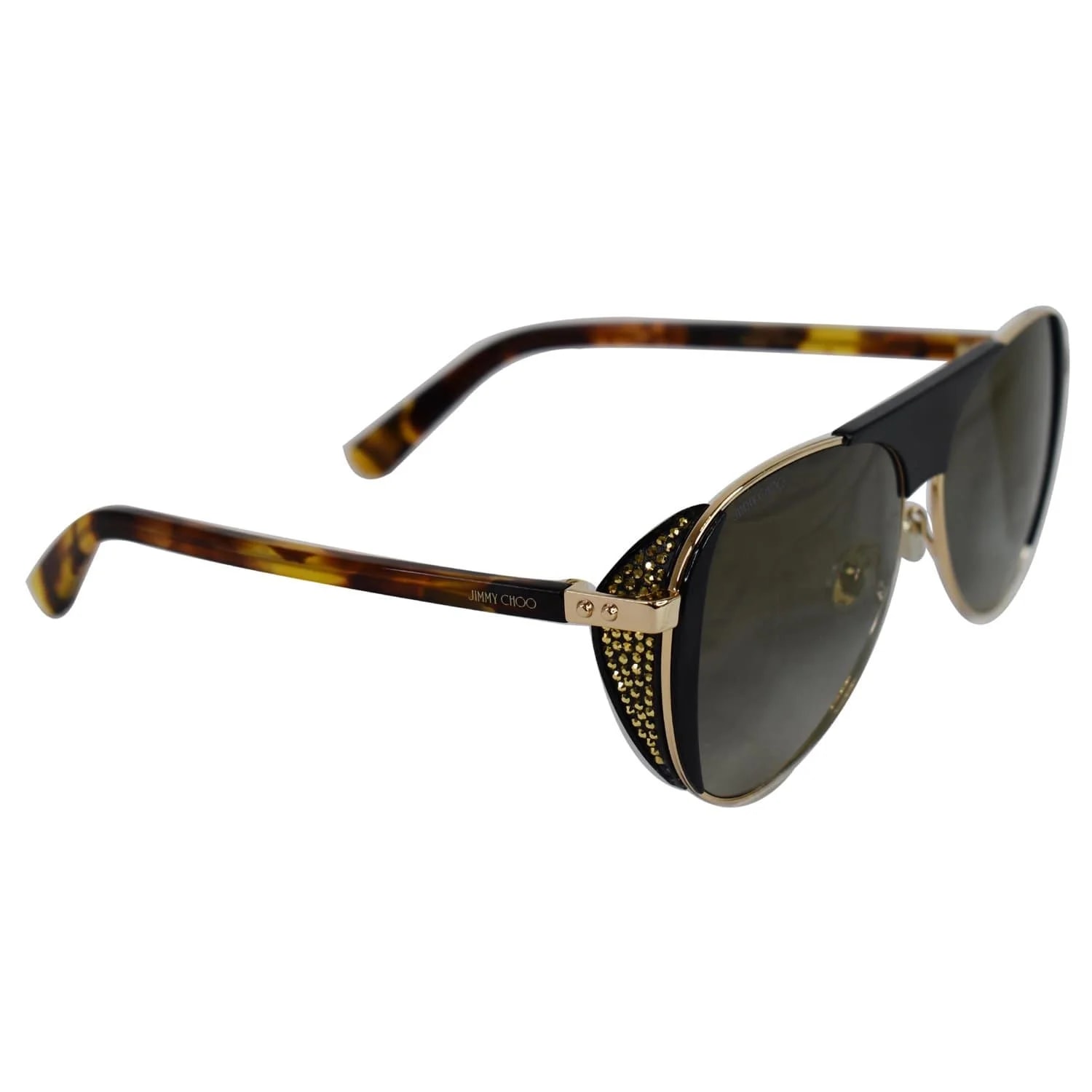 Jimmy Choo 56 Mm Aviator Sunglasses Rave/s J5G 55 2