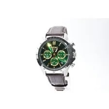 Seiko 8T63-00D0 ’S Green Battery Replaced Omega Style From Japan 2