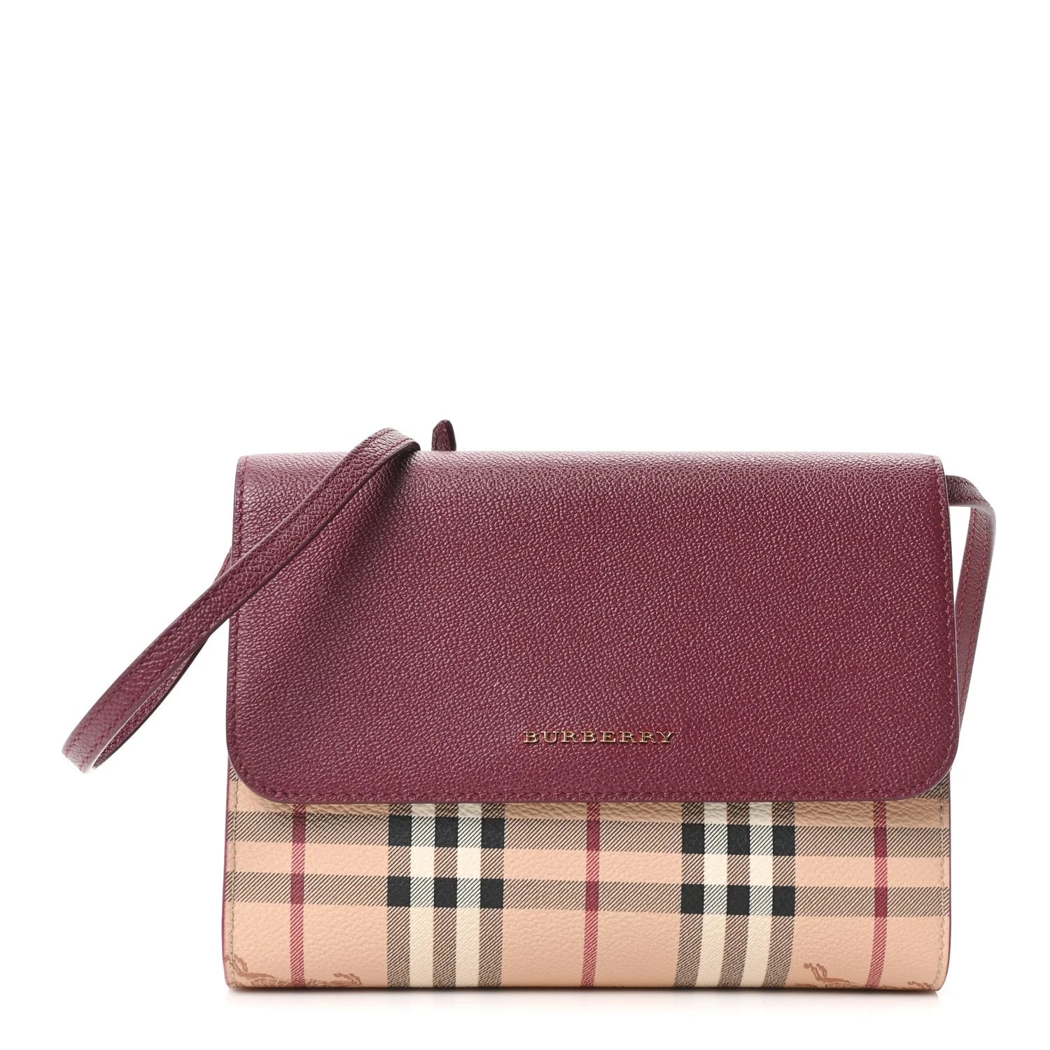 Burberry — Check Small Loxley Crossbody Dark — Handbag — resale