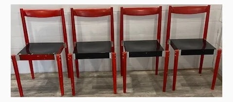 Dining From Bukosa, Vranov Nad Toplou, 1965, Set of 4 — Furniture — resale