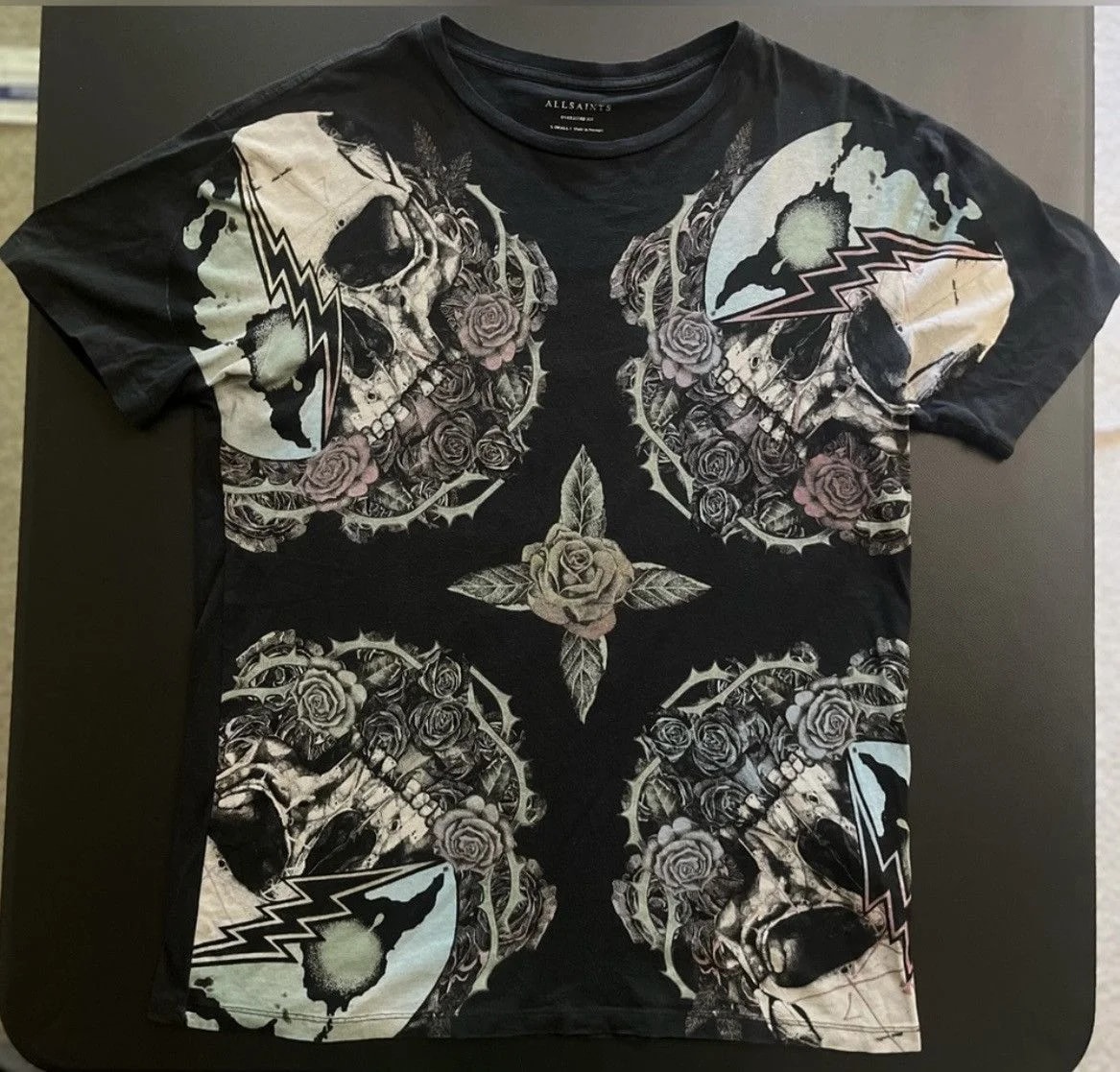 AllSaints — AllSaints Skull Graphic Tee — streetwear — resale