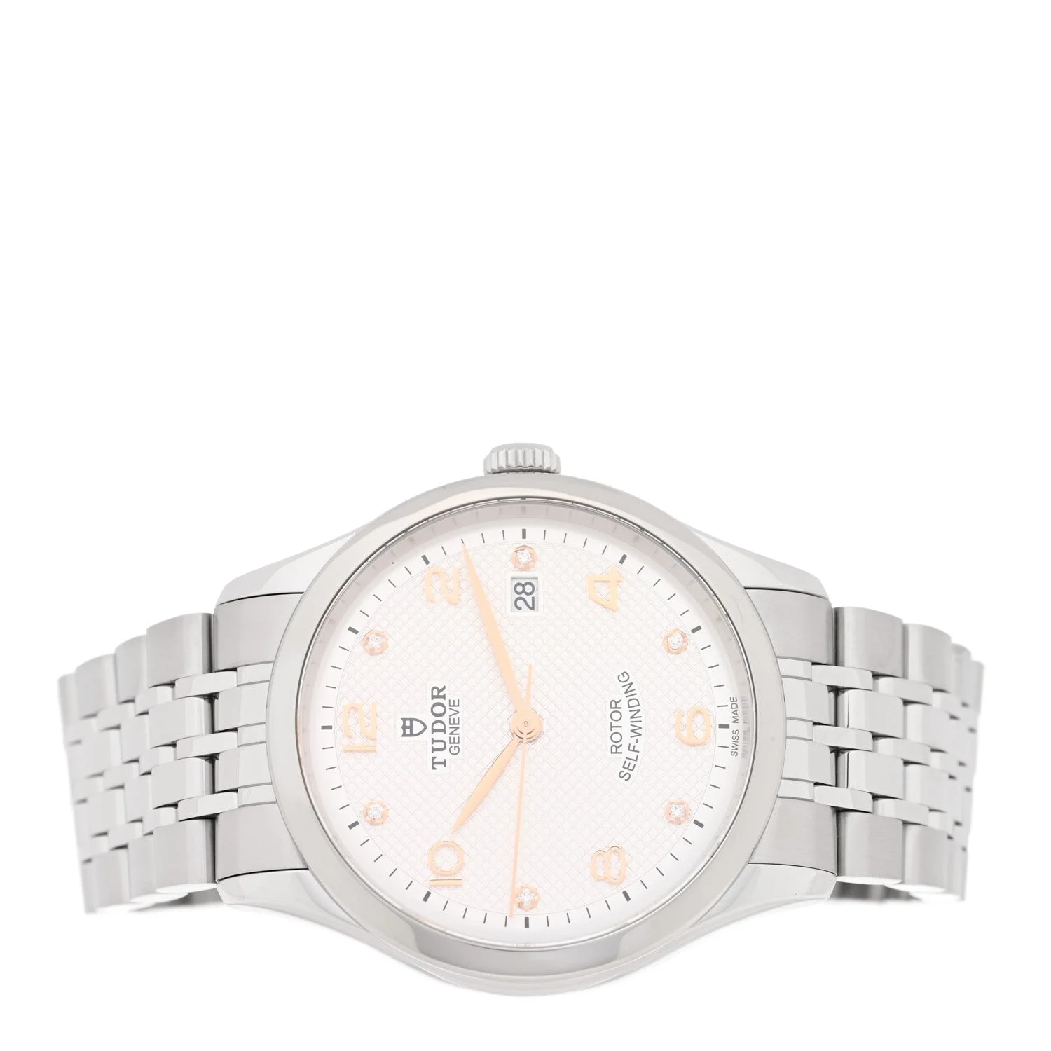 Stainless Steel Diamond 39mm 1926 Automatic White 91550 2