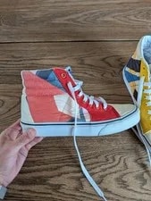 Vans X MoMA Sk8-Hi Lyubov Popova Skate Shoes 6 7.5 Colorful 2