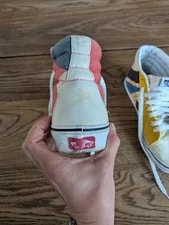 Vans X MoMA Sk8-Hi Lyubov Popova Skate Shoes 6 7.5 Colorful 3