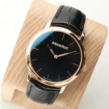 Audemars Piguet — Audemars Piguet Jules 15180OR.OO.A002CR.01 18K Rose Gold Black Dial — Watch — resale