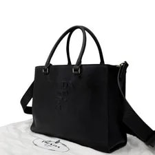 Prada Embossed Logo 2WAY 1BA337 Auth 3