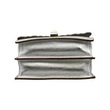 Fendi Kan I Fan Scalloped Trim Studded Chain W/storage 4