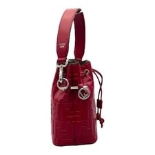 Fendi Montresor Mini 8BS010 Embossed Drawstring Auth 3