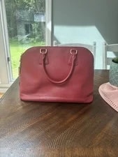 Prada Dome Satchel Top Handle Zip Strap Pockets 4
