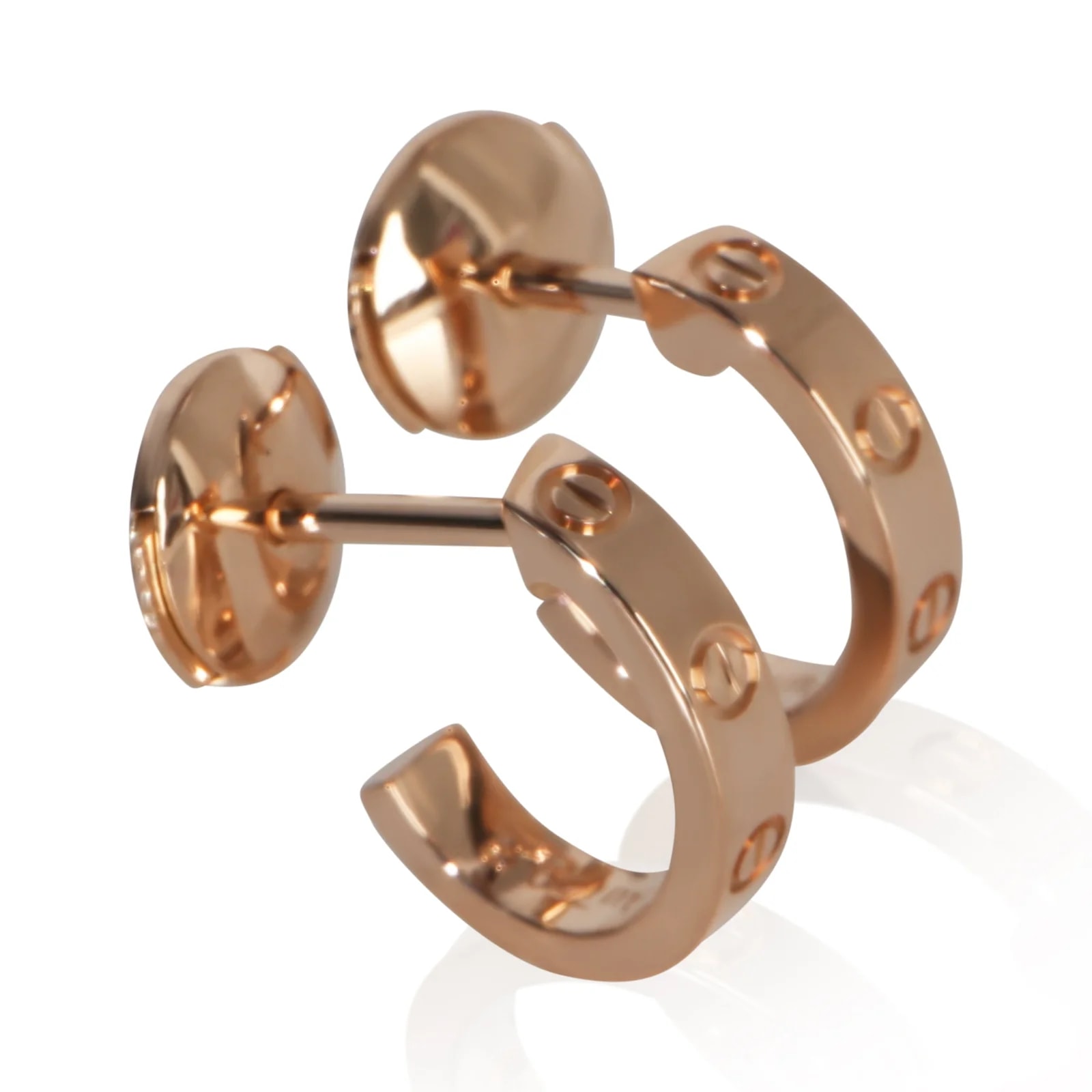 Cartier Rose Gold Small Model Love Hoop 18k 4