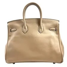 Hermes Birkin 25 X Stamp Etoupe With Dust Keys Rain #OK192 2