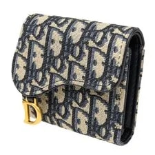 Dior Saddle Lotus Card Holder Wallet Medium 4.3x1.2x3.3 in 2