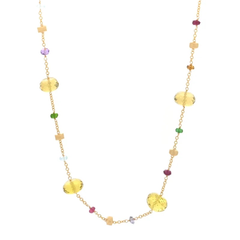 Marco Bicego — 18K Yellow Gold Gemstone Strand — Jewelry — resale