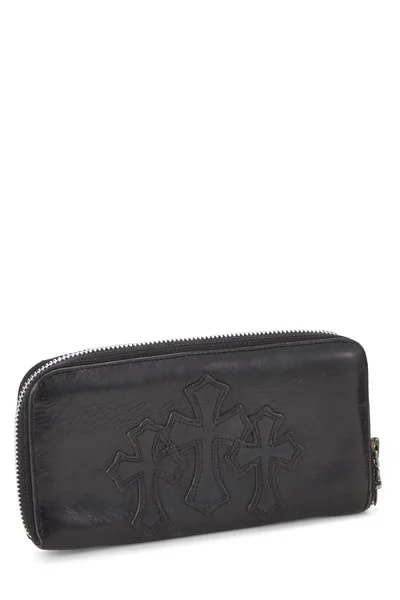 Cemetery Cross Zip Around Wallet 2