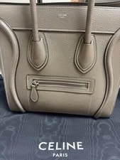 Celine Luggage Shopper Souris With Dust 3