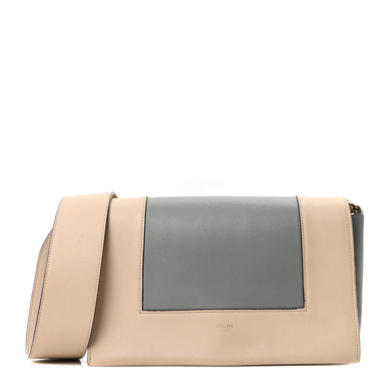 Celine — Shiny Medium Frame Grege Storm — Handbag — resale