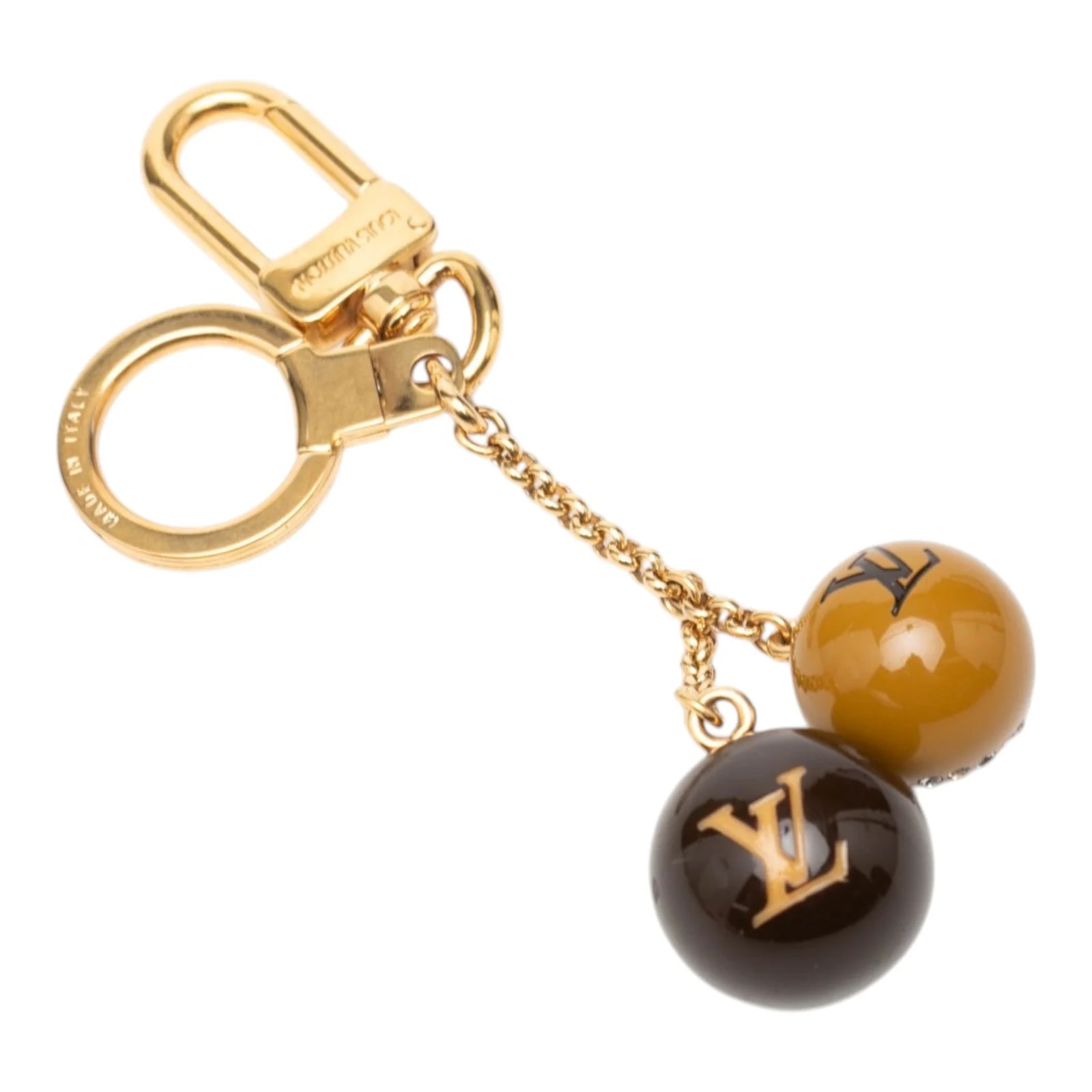 Strass and Resin Jack and Lucie Key Holder and Bag Charm 3