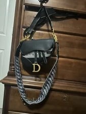 Dior Saddle Crossbody Small Flap Logo Strap 2