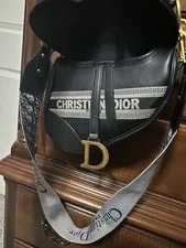 Dior Saddle Crossbody Small Flap Logo Strap 4