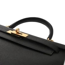 Hermes Kelly 28 Stitched Exterior × Hardware Vachetta #W054 4