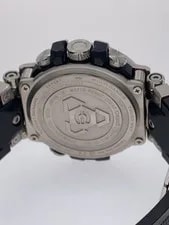 Casio Solar G Shock Analog SLV BLK SS From Japan 3