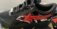 A Bathing Ape — A Bathing Ape Bapesta Shark Low Top Streetwear — Sneaker — resale