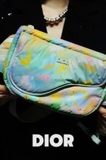 Christian Dior Saddle Printed Crossbody Strap 2