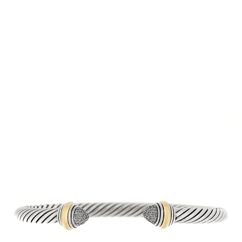 David Yurman — 14K Yellow Gold 5mm Cable Classics Domes — Jewelry — resale