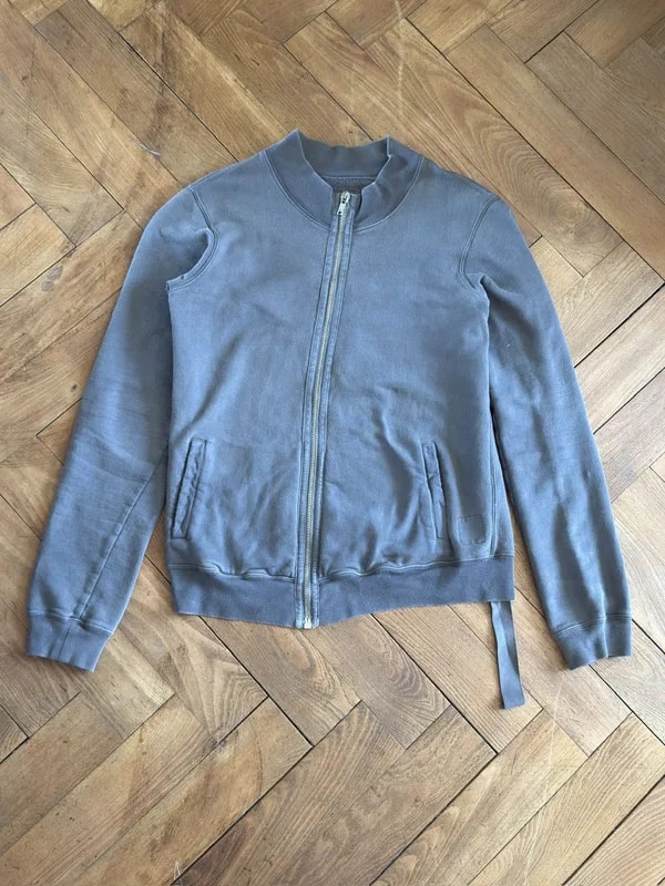 Rick Owens DRKSHDW — Rick Owens Drkshdw Olmar & Mirta / Zip- Up Sweater Dust — streetwear — resale