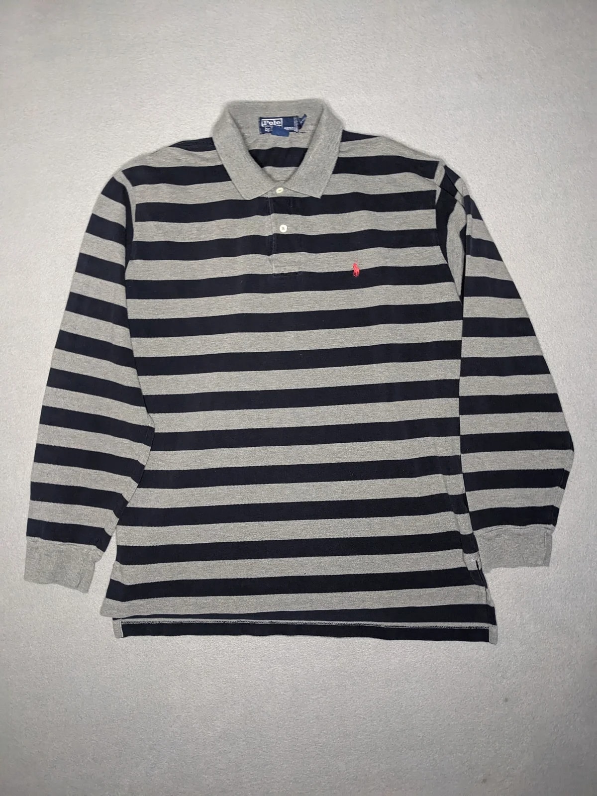 Polo Ralph Lauren — VTG Polo Ralph Lauren Striped Shirt Long Sleeve Pony — streetwear — resale