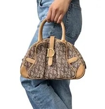 Christian Dior 2002 Trotter Monogram Double Bowler 4