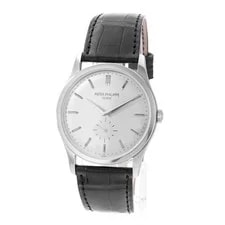 Patek Philippe Calatrava 5196G 37mm Silver Dial 18k White Gold 3