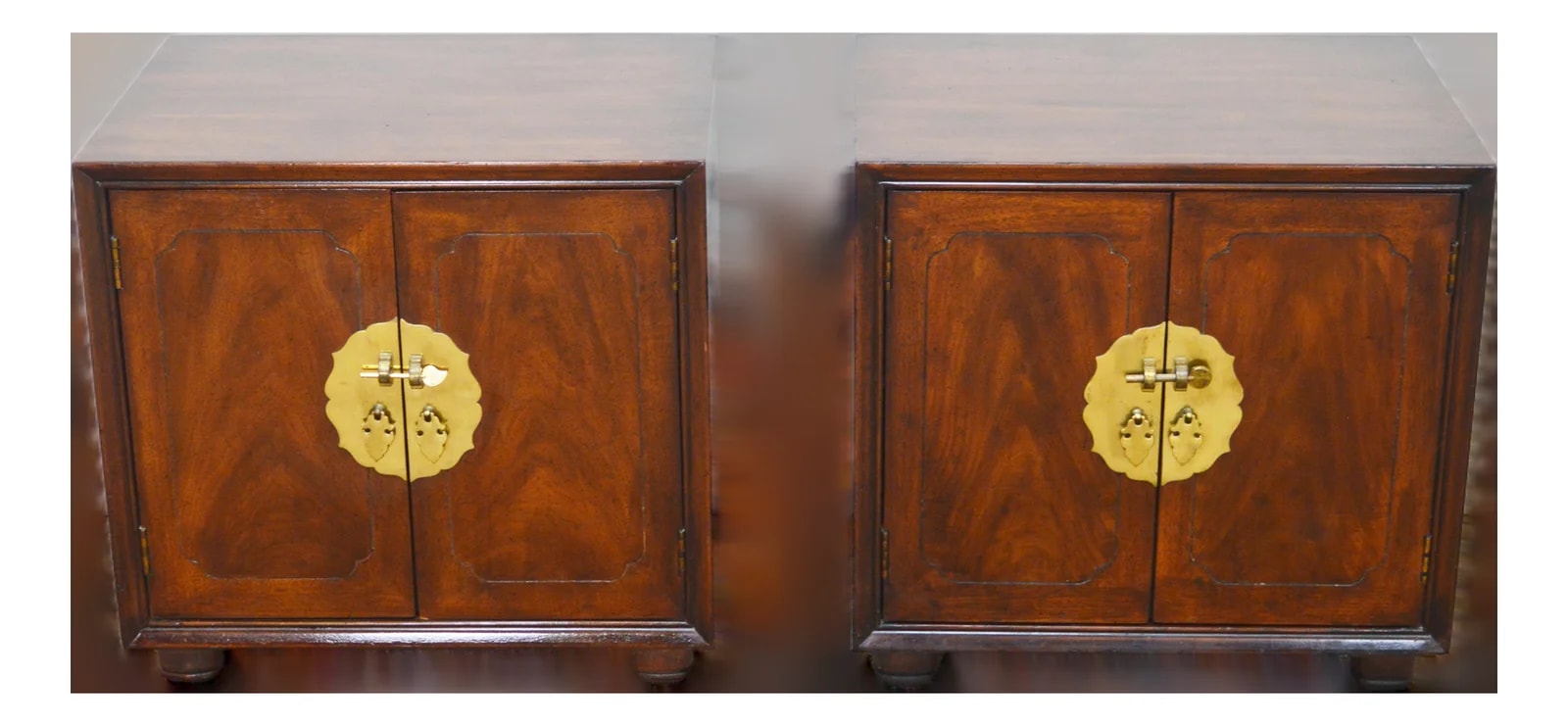 Henredon — Henredon Pan Asian Nightstands A Pair — Furniture — resale