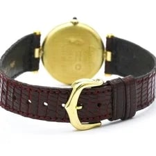 Cartier Must Vendôme Stainless Steel and Leather 2