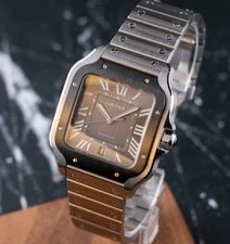 Cartier Santos Large Adlc Gray Automatic Extra Strap WSSA0037 3