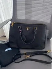 Prada Medium Galleria Top Handle Detachable Strap 2