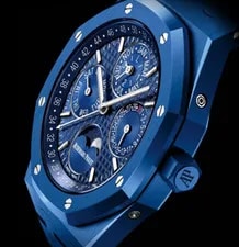 Audemars Piguet — Audemars Piguet Blue Ceramic 26579CS.OO.1225CS.01 Royal Oak Perpetual Calendar — Watch — resale