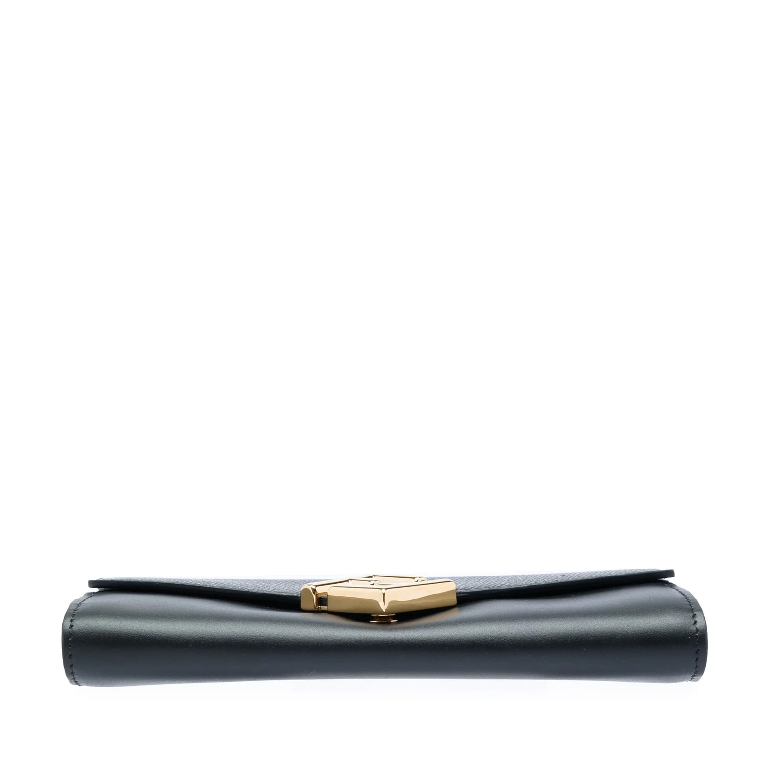 Smooth and Grained Vitello King Cruise Diamonds Continental Envelope Wallet on Chain 3