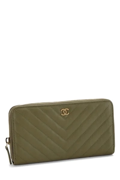 Chevron Zip Around Wallet 2