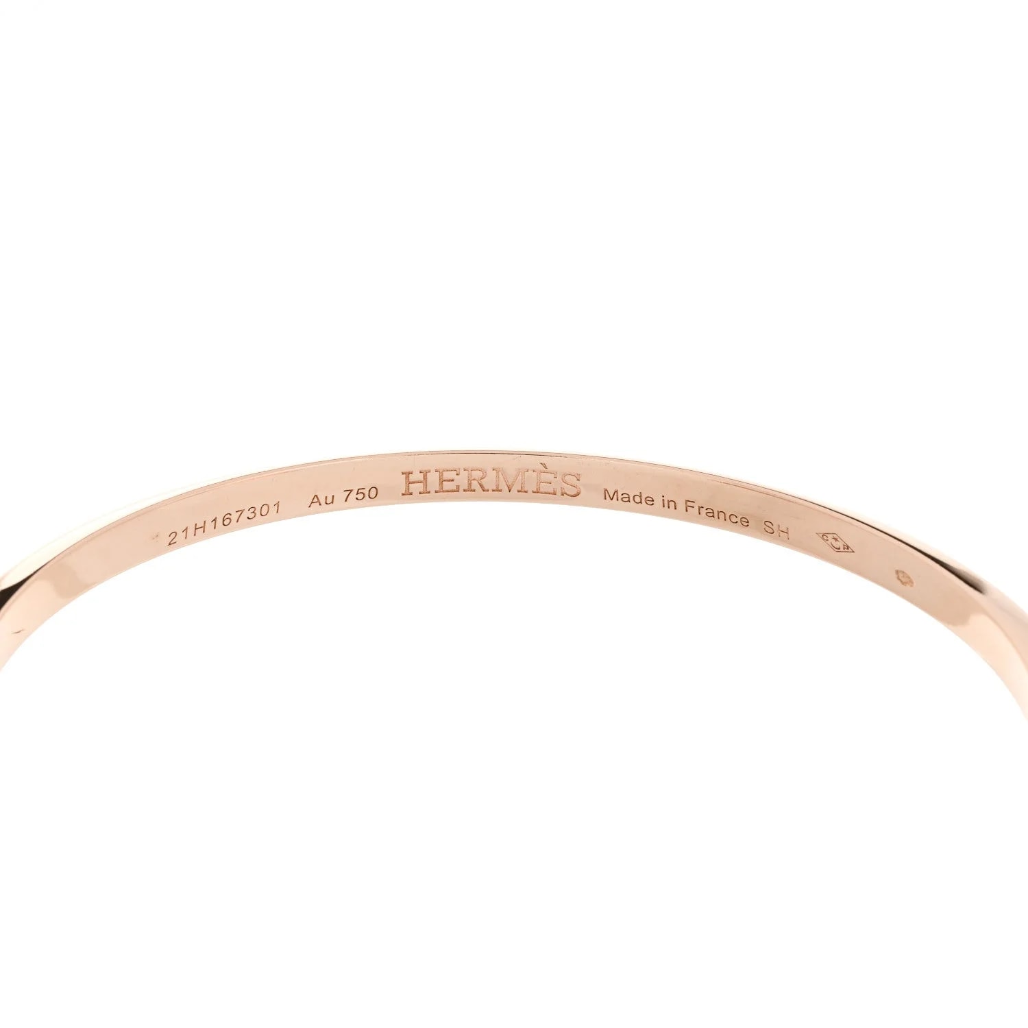 18K Rose Gold Clou de Forge Cuff SH 3