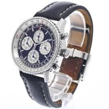 Breitling — Breitling Navitimer 1461 A38022 41mm SS Black / Silver #C12121 — Watch — resale