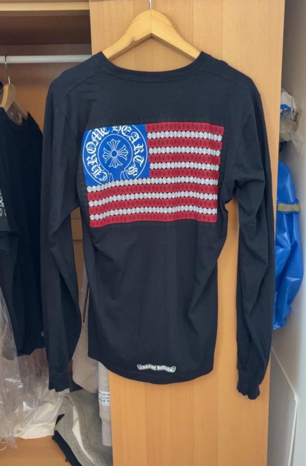 Chrome Hearts — Hearts USA Longsleeve T-Shirt — streetwear — resale